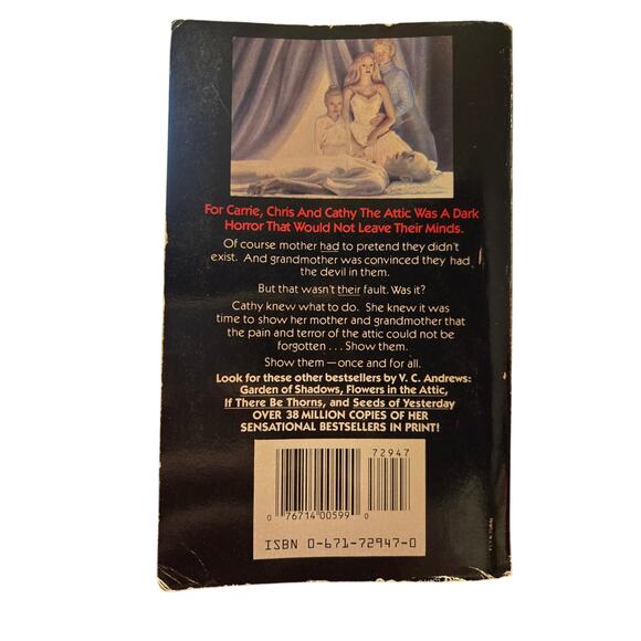 V.C. Andrews PETALS ON THE WIND Dollanganger #2 Gothic Horror 0671729470 - Picture 7 of 8